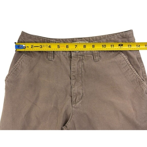 VTG Y2K Royal Robbins Pants 100% Cotton Gorpcore Outdoor Hiking Mushroom Brown 2 - Picture 7 of 16